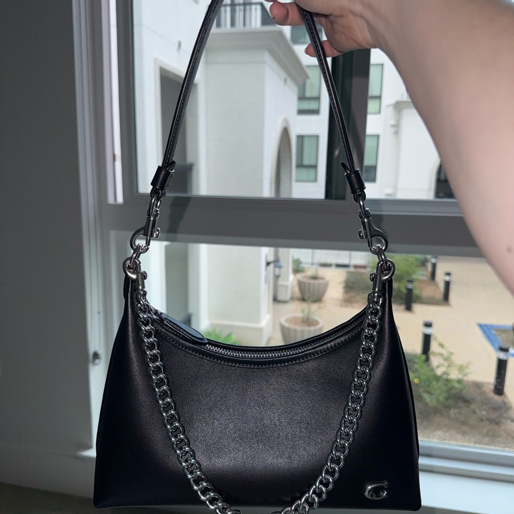 Coach Juliet 25 in Black/Silver